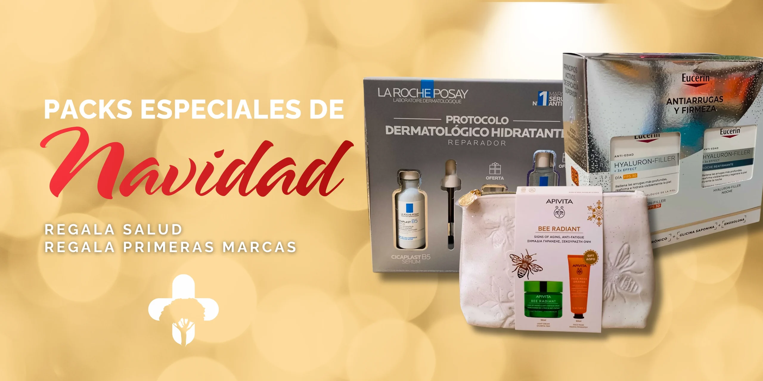 Pack de regalo especiales de Navidad. Regala salud, regala primeras marcas. En Farmacia Olmedo en Torrijos (Toledo)