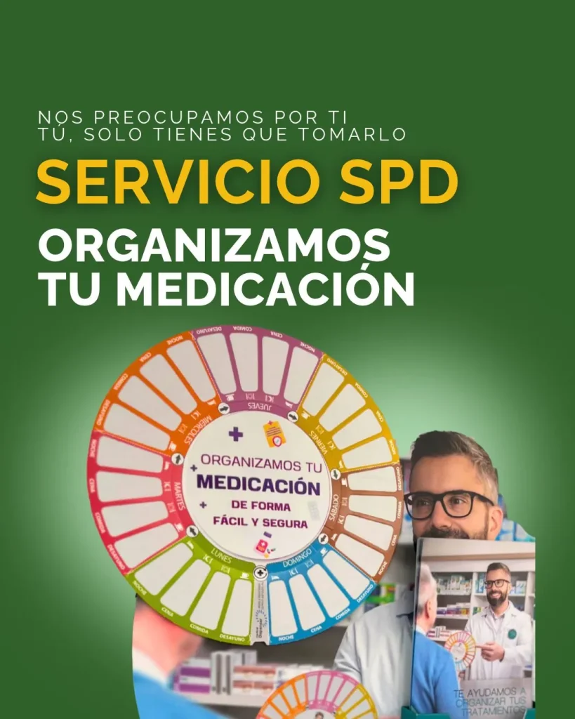 En Farmacia Olmedo Torrijos organizamos tu medicación. Nosotros nos preocupamos por tí, tú sólo tienes que